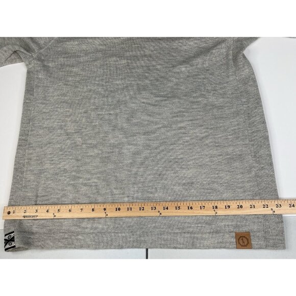 Paka Royal Alpaca Wool Sweater Men’s XXL Heather Grey Handmade Crewneck Pullover - Picture 14 of 16